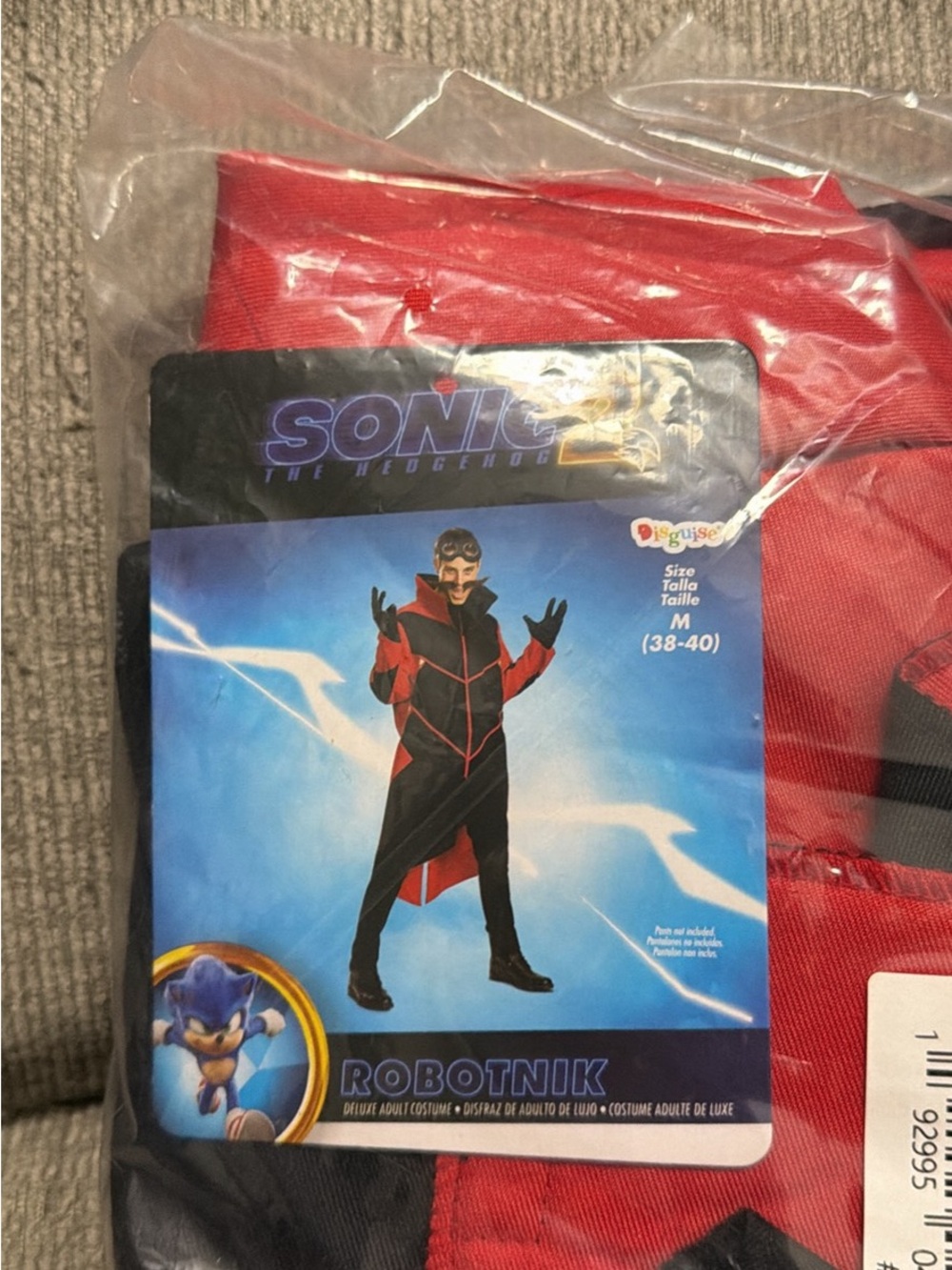Sonic the Hedgehog Robotnik Adult Costume